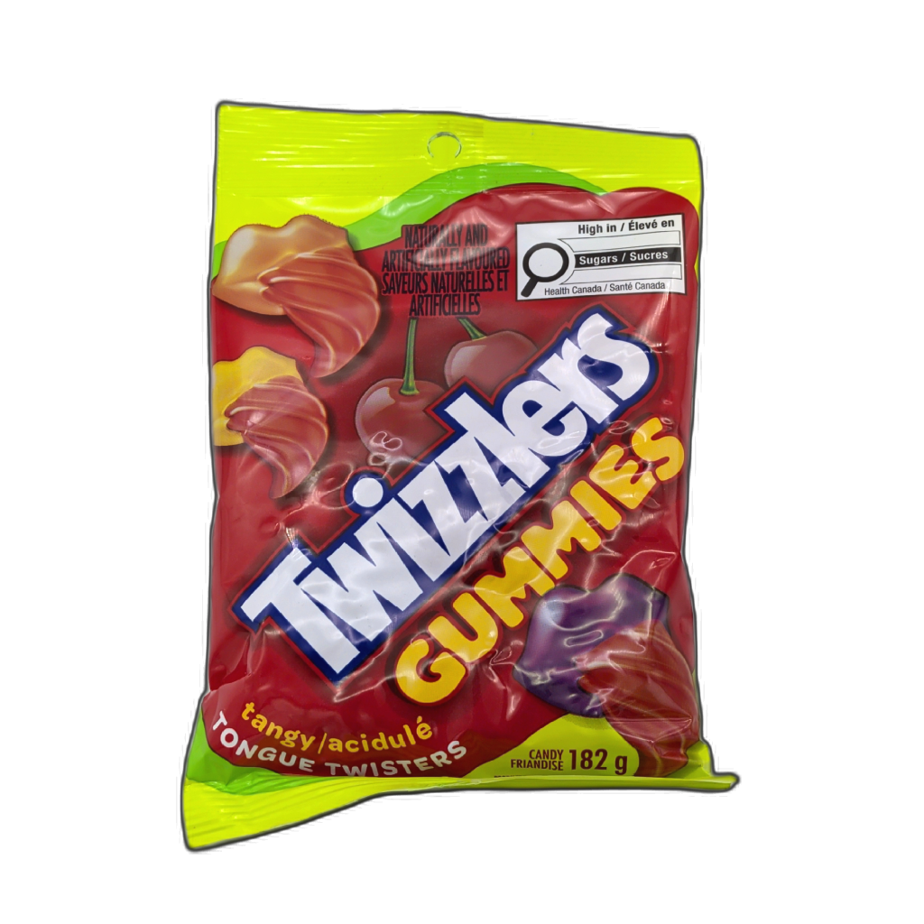Twizzlers Gummies Tangy Tongue Twisters 182g.
