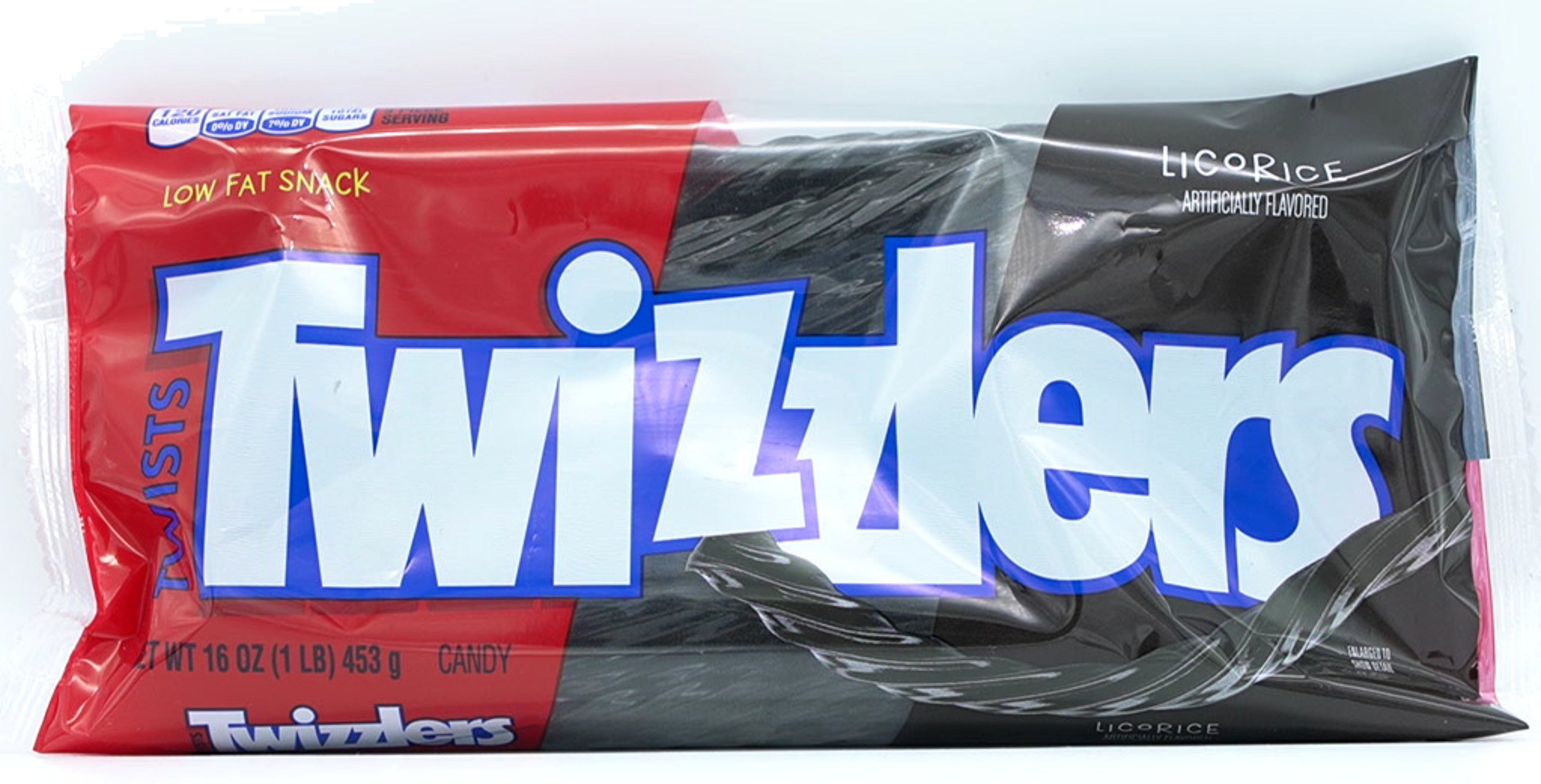 Twizzlers Black Licorice Twists 453g Candy