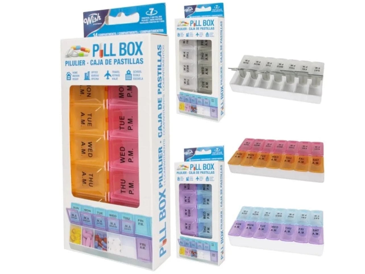 Wish 2 Weeks Pill Box - Brantford Surplus