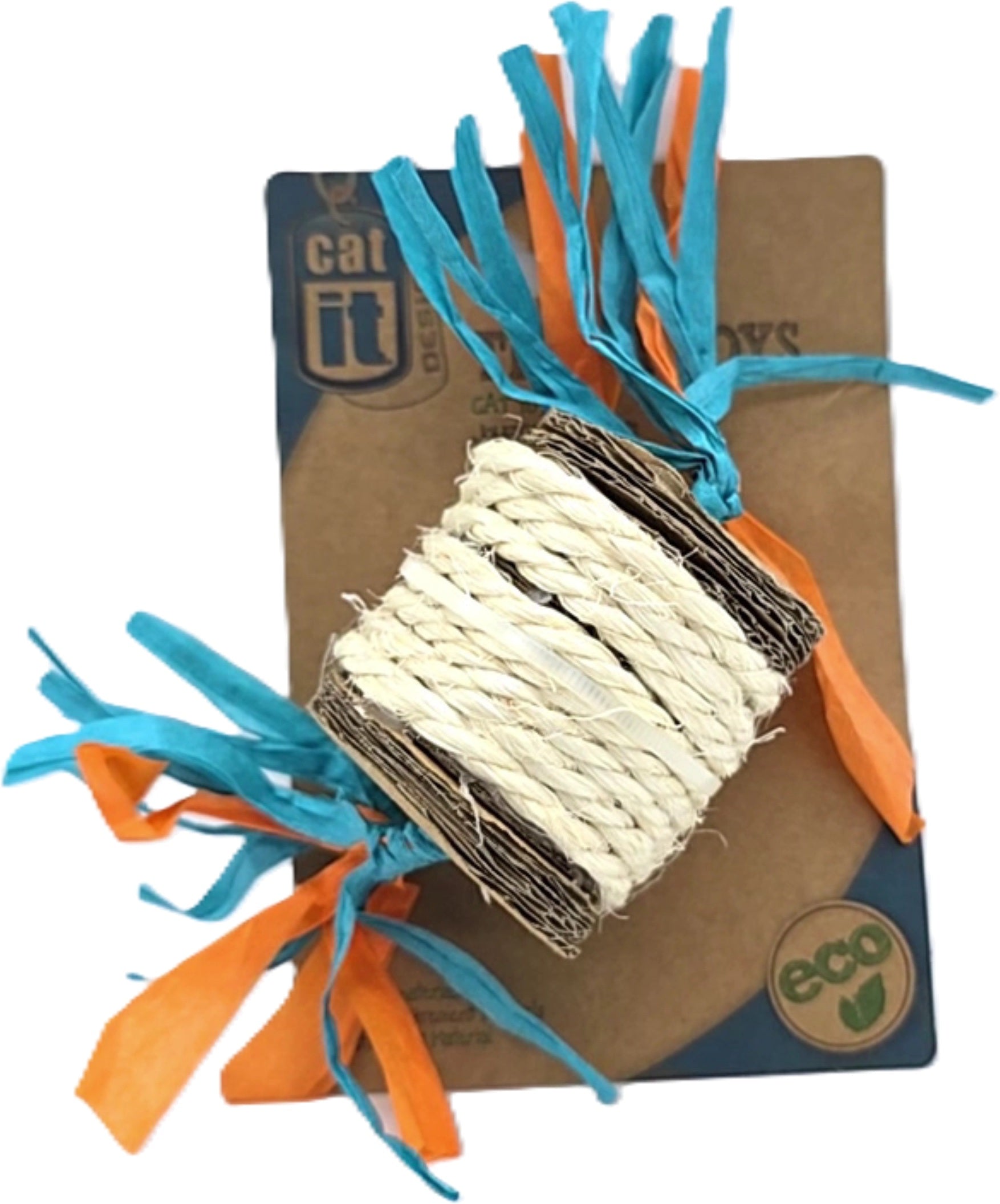 Catit Eco Cat Toy Sisal Cylinder Scratch Toy