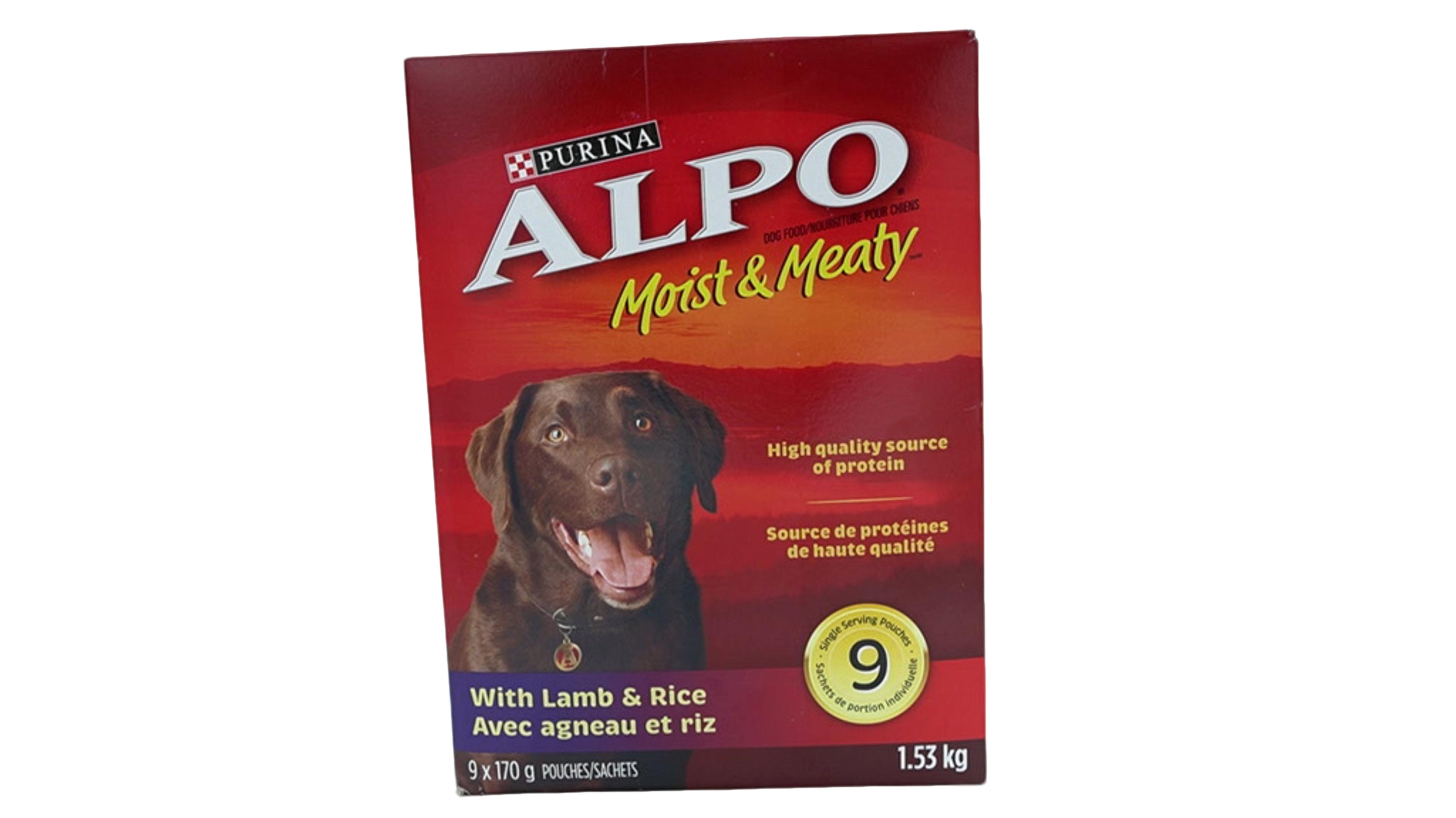 Purina Moist & Meaty Dog Food Lamb & Rice Pouches