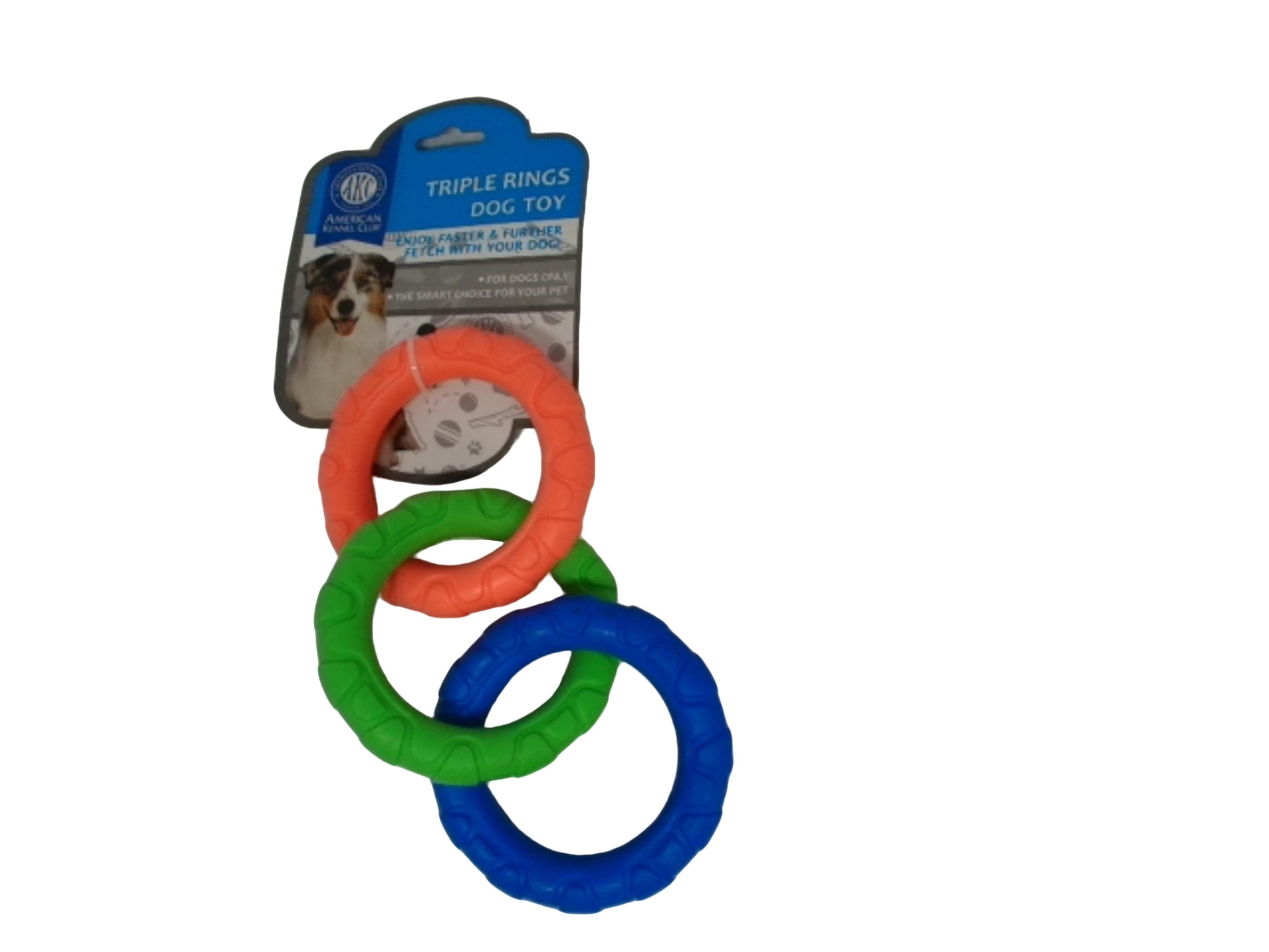 Dog Toy Triple Rings American Kennel Club - Brantford Surplus