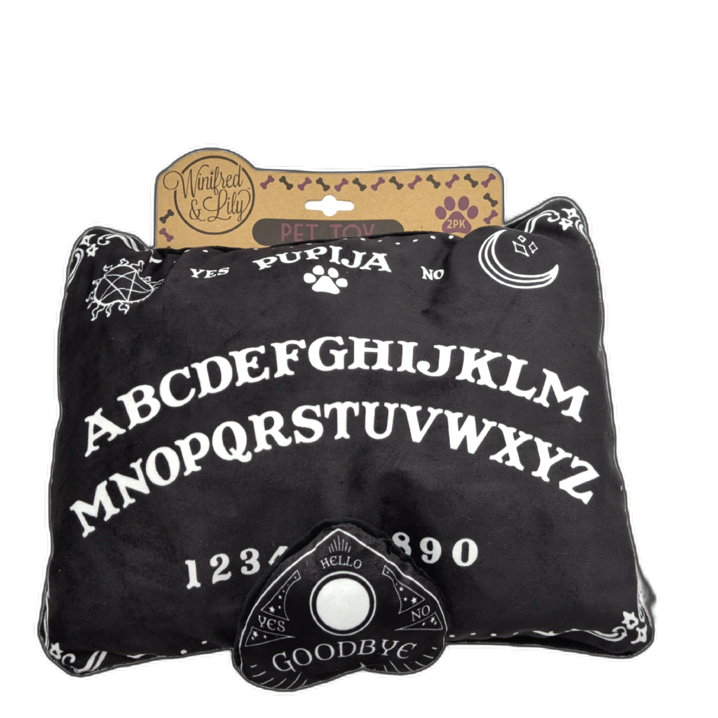 Dog Toy Plush Crinkle Ouija Board Winifred & Lily