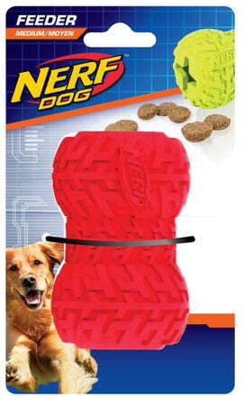 Nerf Dog Red Feeder Bowl 3.5 Inch