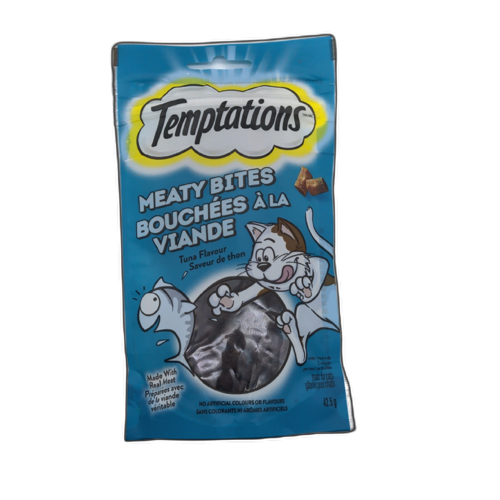 Temptations Meaty Bites tuna cat treats 42.5g pouch