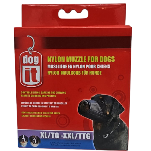 Dogit Nylon Dog Muzzle 5in Size Small