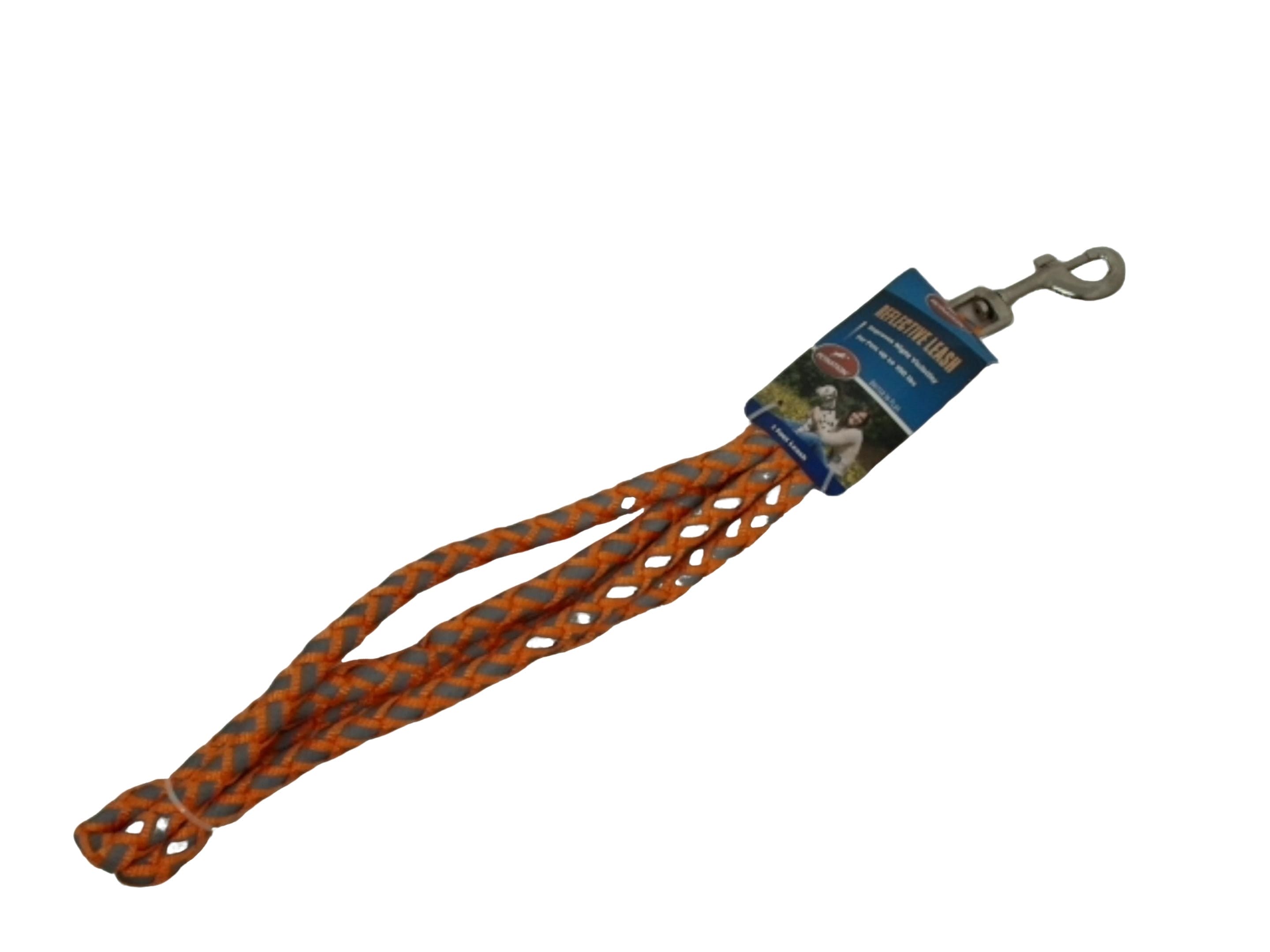 Reflective Leash 5' For Pets Up To 100lbs. Ass't Colours Petnation - Brantford Surplus