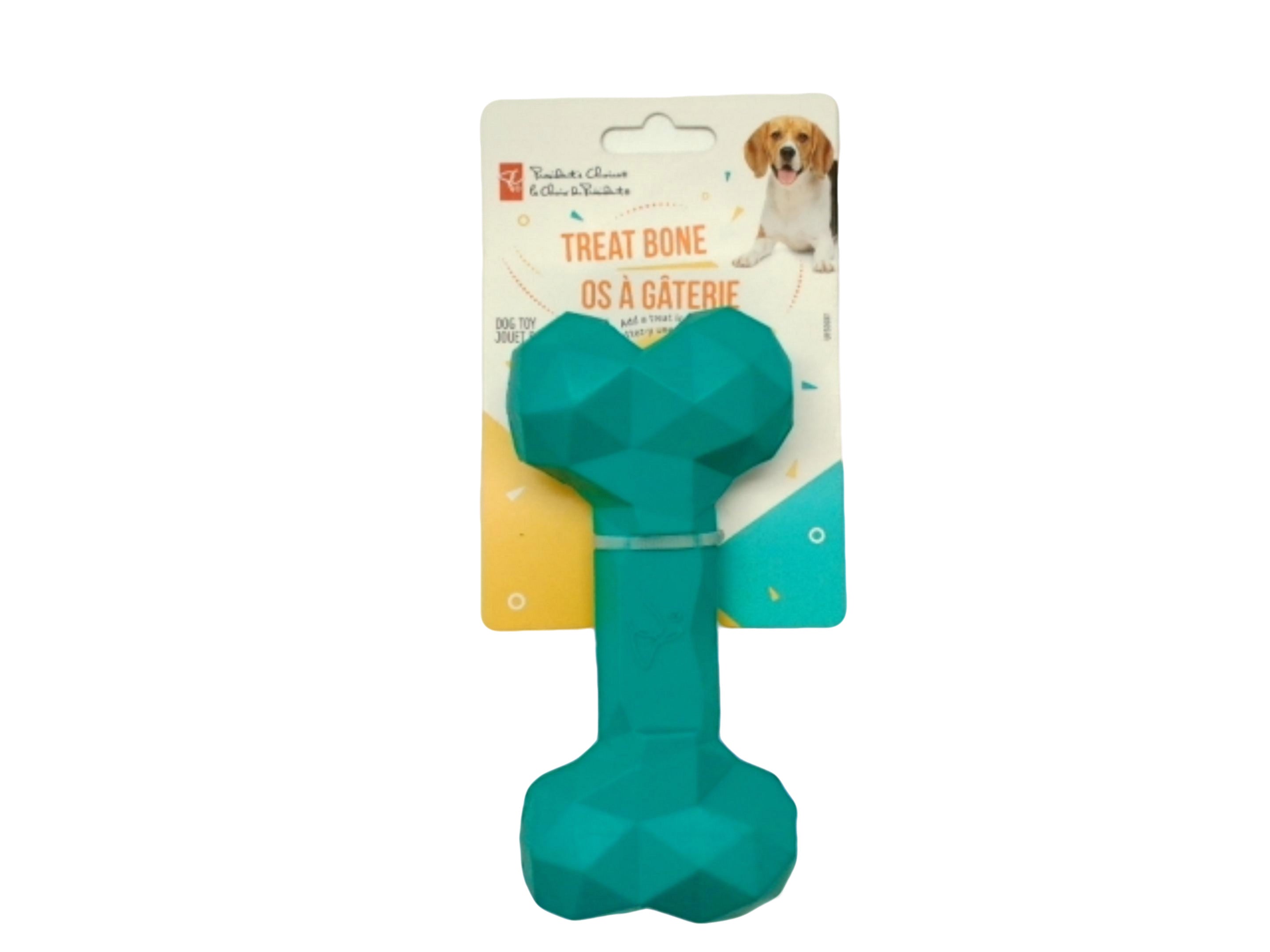 Teal Treat Bone Dog Toy - President's Choice