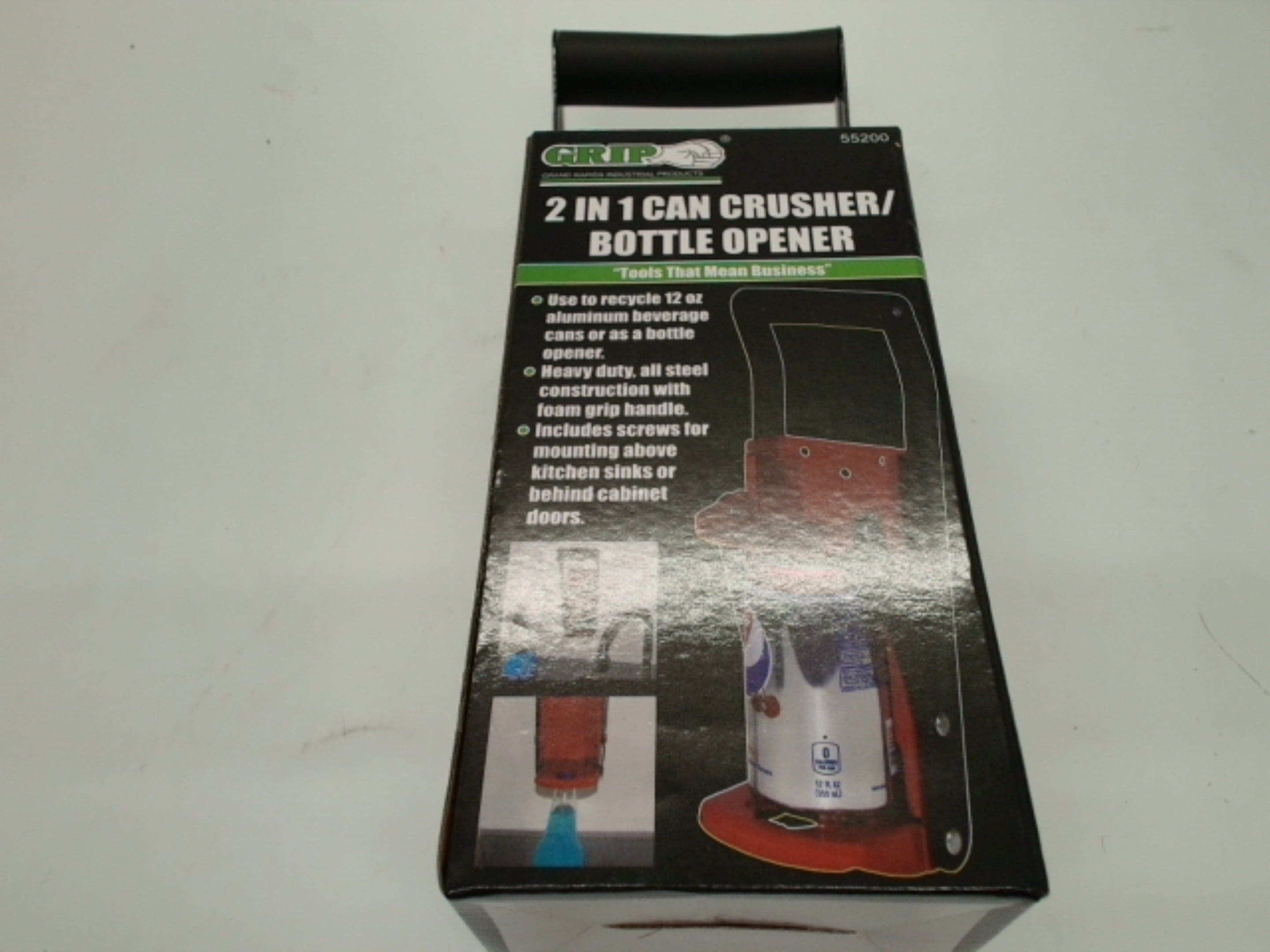 12oz. Can Crusher 2 In 1 Grip - Brantford Surplus