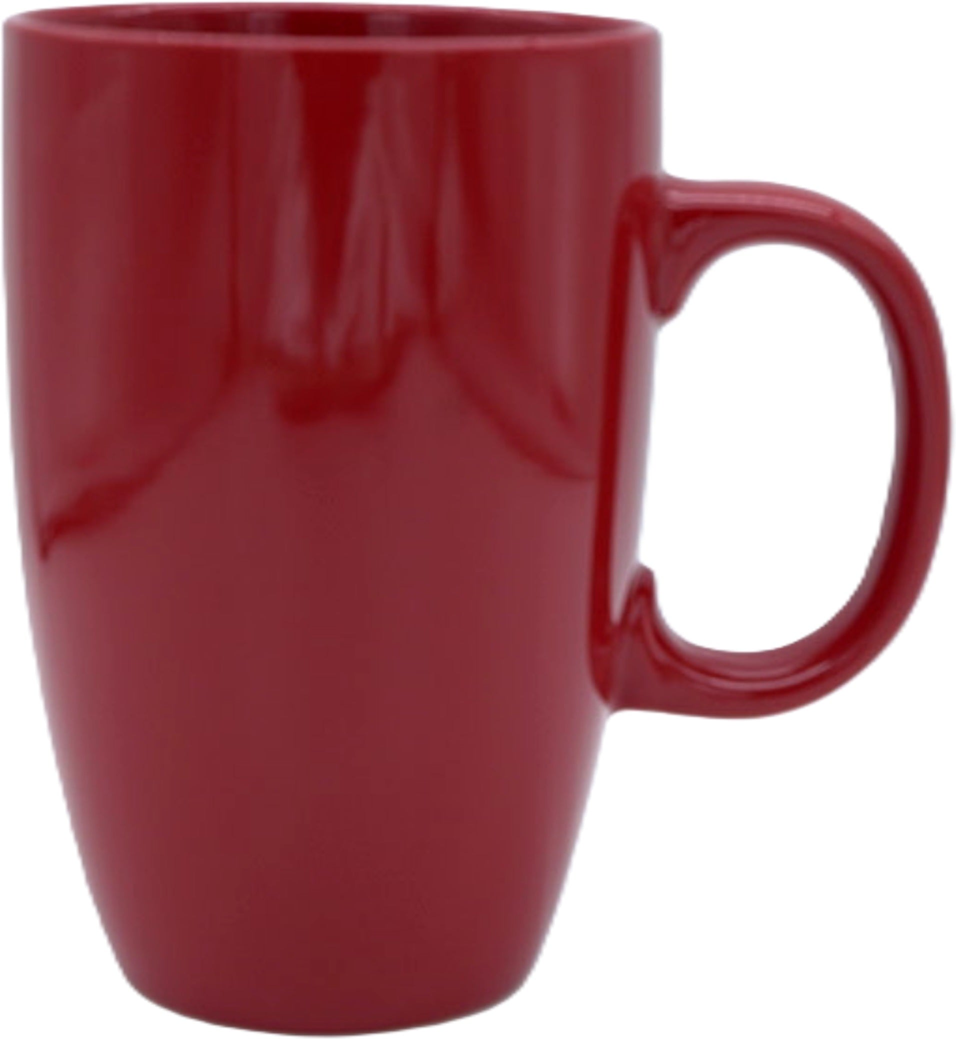 Ceramic Mug 22oz Red Oversized Coffee Cup