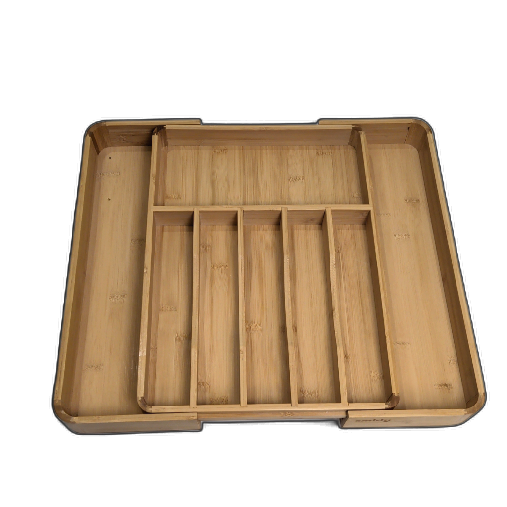 Drawer Organizer Expandable Bamboo Smirly