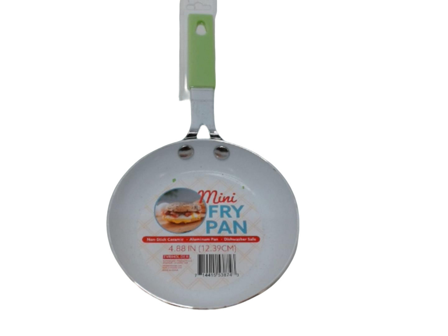 Mini Fry Pan 4.88" Non-Stick Ceramic Aluminum - Brantford Surplus