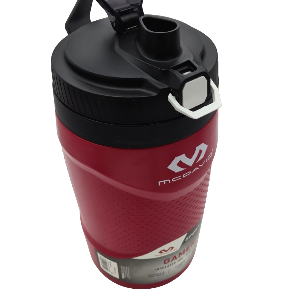 Gamer Insulated Jug 64oz. Red Mcdavid