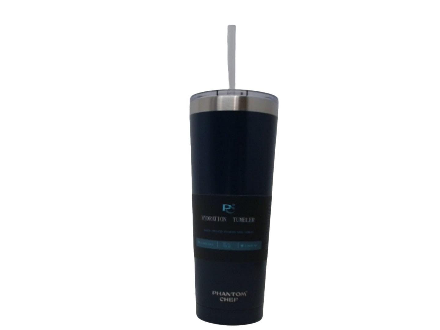 Hydration Tumbler 25oz. Navy Vauum Insulated Stainless Steel Phantom Chef - Brantford Surplus