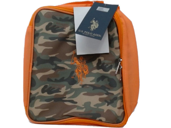 Lunch Cooler Polo Camo/Orange Insulated 9" x 8" x 2.5"