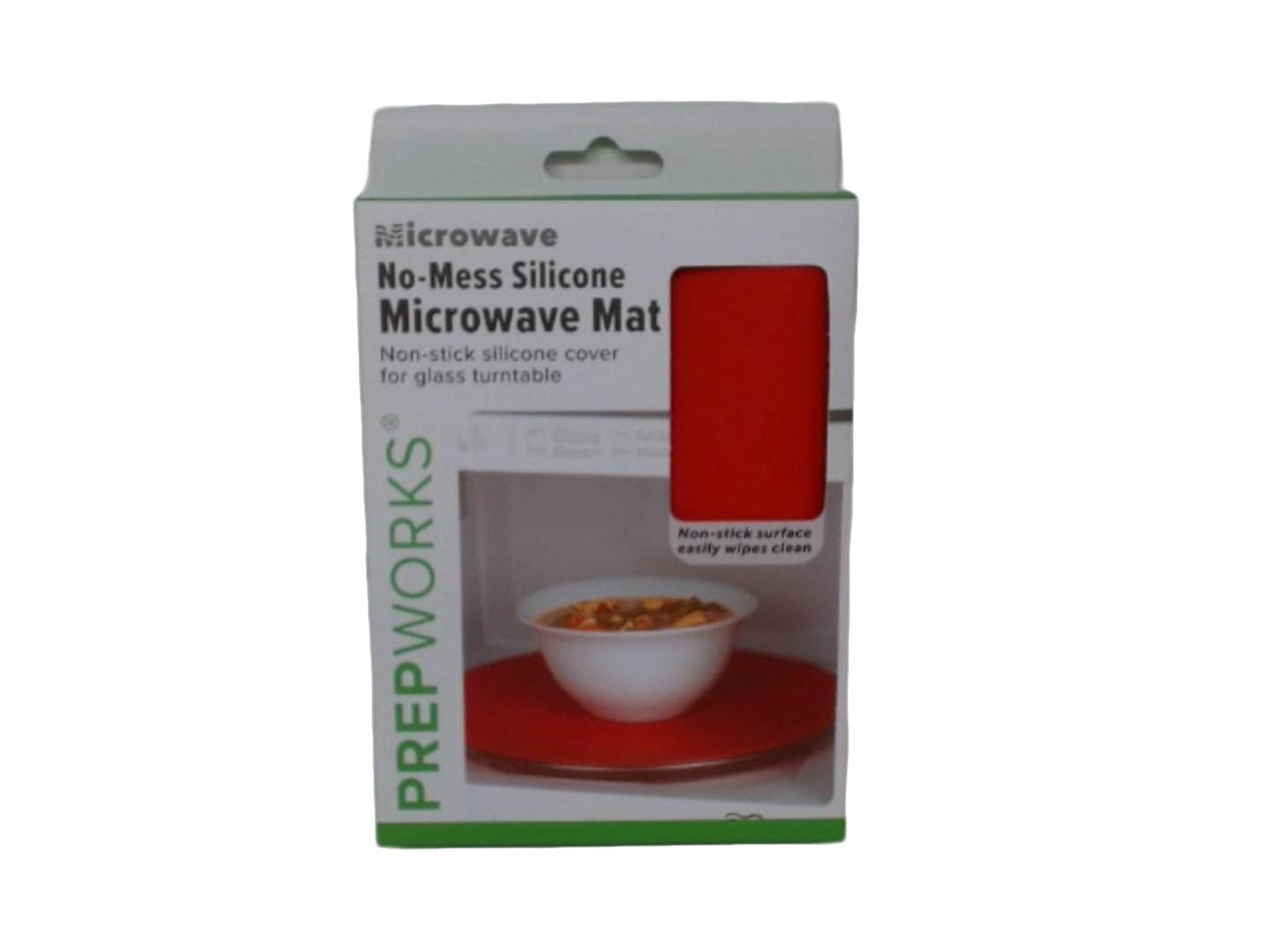 Microwave Mat No Mess Silicone 12" Round Prepworks - Brantford Surplus