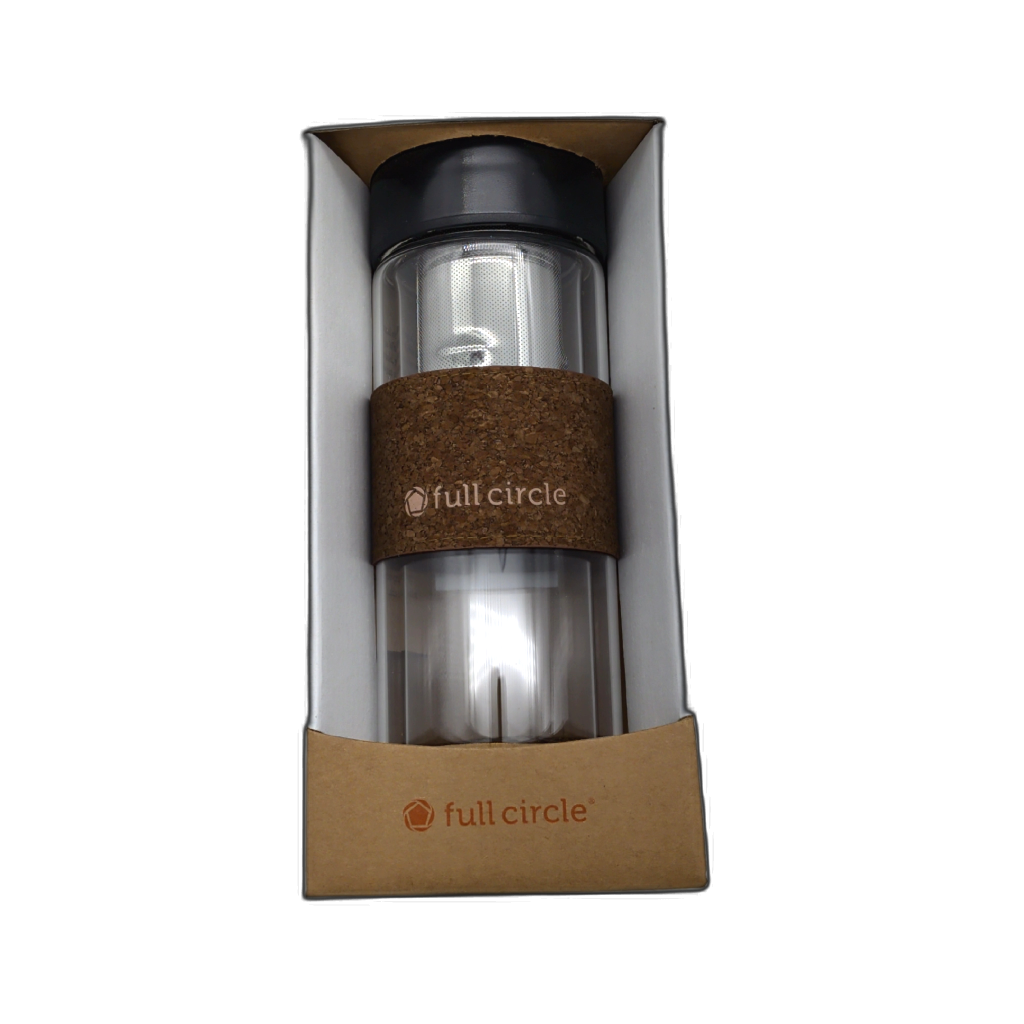 Pour Over Hot + Cold Brew Bottle 12oz. Glass