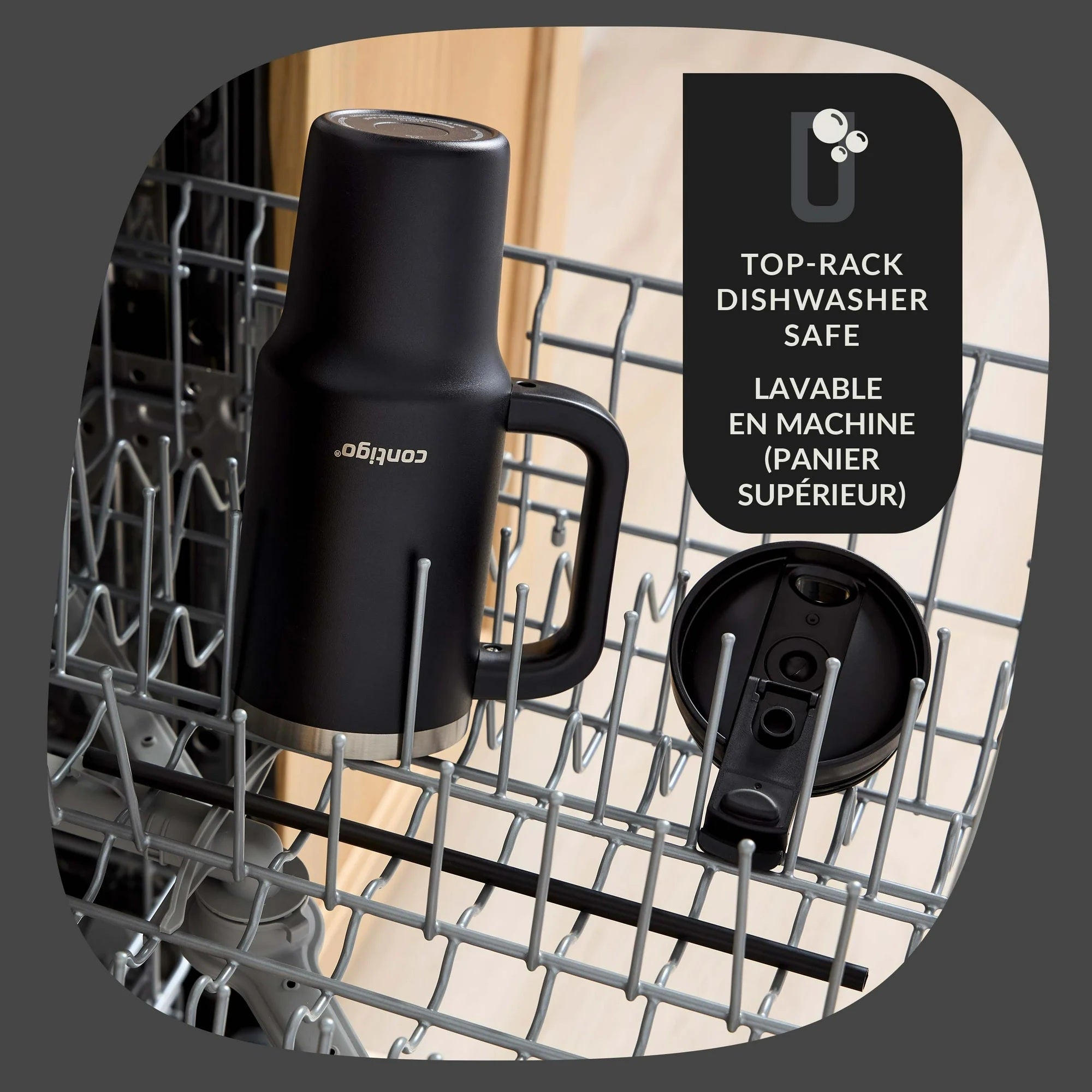 Contigo Streeterville 32oz Tumbler Black Insulated Drinkware