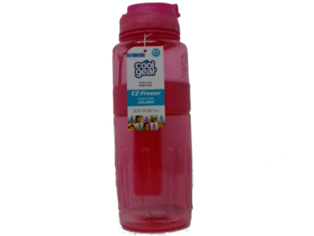 Water Bottle EZ-Freeze 887mL Pink Cool Gear (ENDCAP) - Brantford Surplus