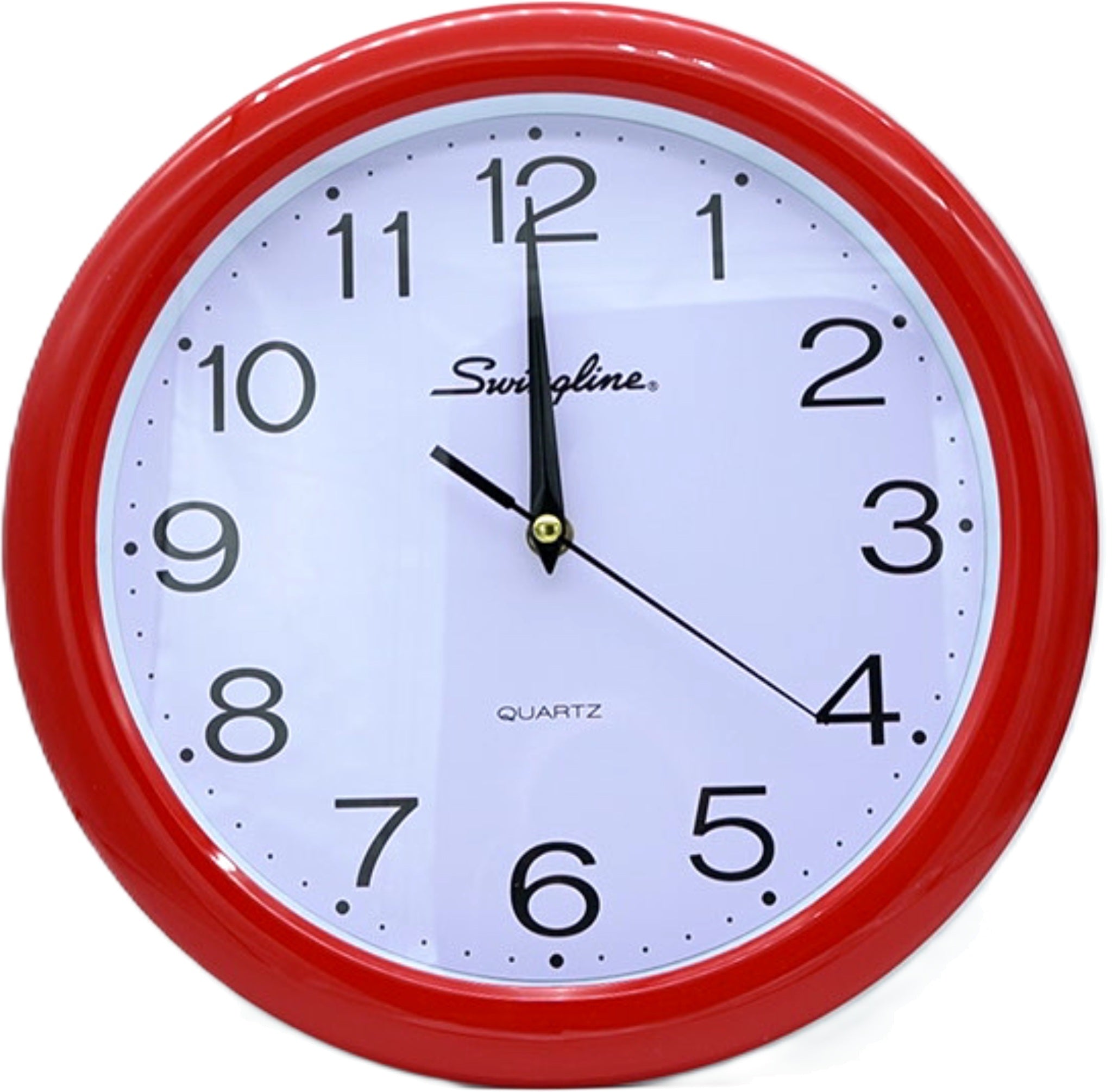 Swingline 12" Round Red Wall Clock