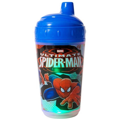 Spiderman Light Up Sipper Cup 10oz Blue