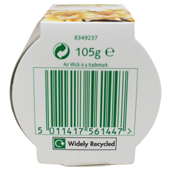 Airwick White Vanilla Bean Scented Candle 105g