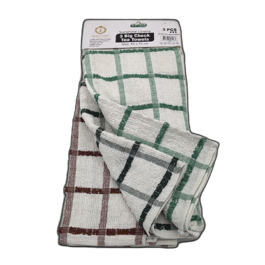 Big Kitchen Towels 3-Pack 40 x 70cm Cotton Blend