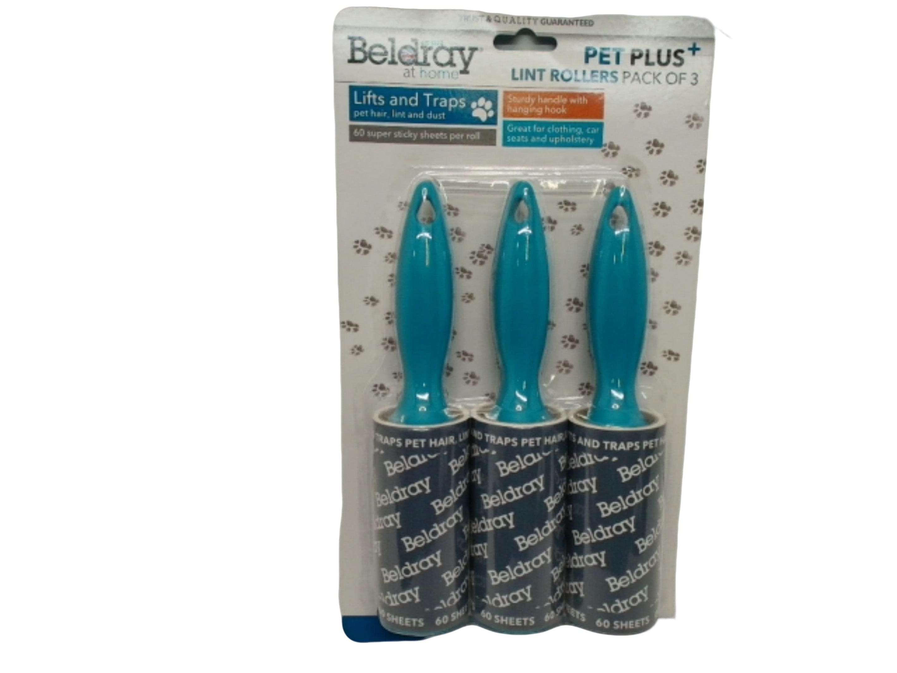 Lint Rollers 3pk. 60 Sheets Per Roll Beldray At Home - Brantford Surplus