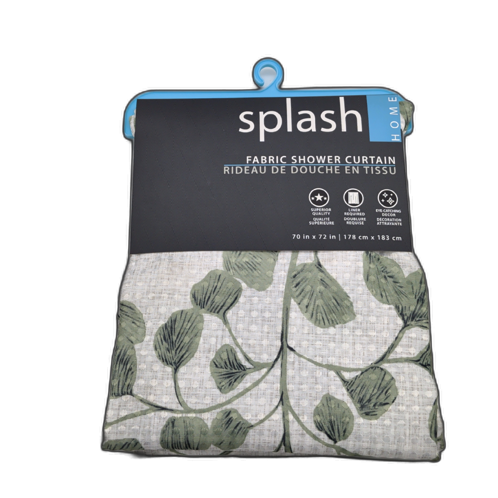 Fabric Shower Curtain 70" x 72" Splash Home