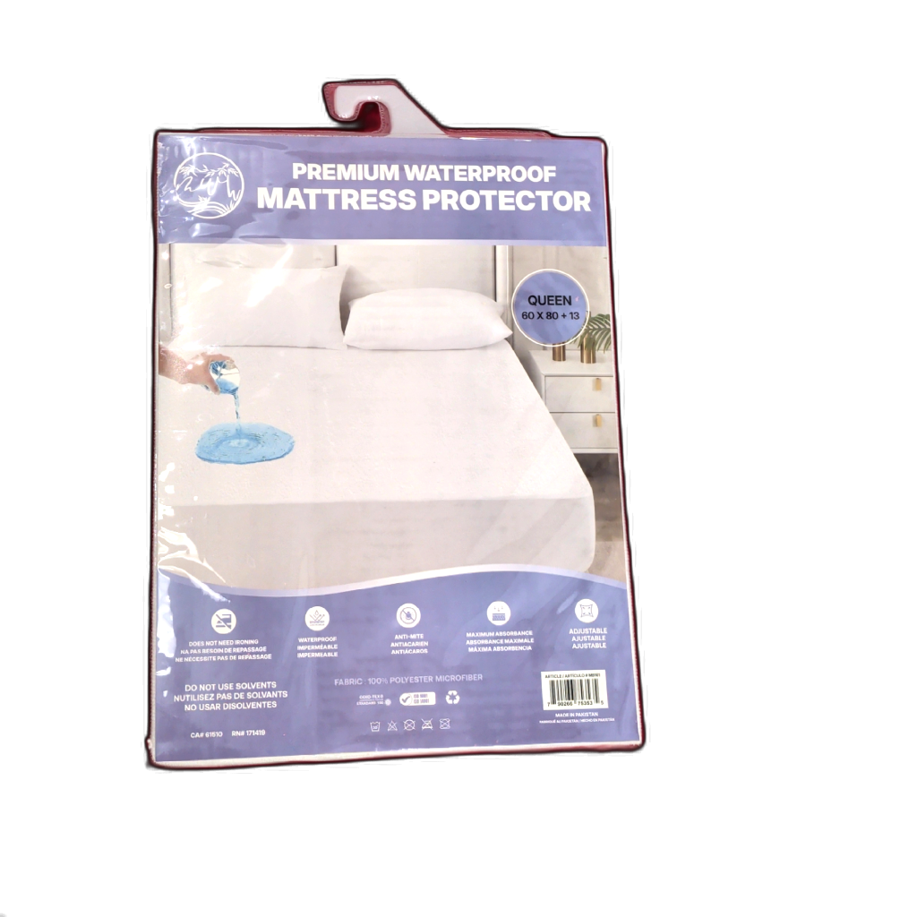 Premium Waterproof Mattress Protector Queen Size
