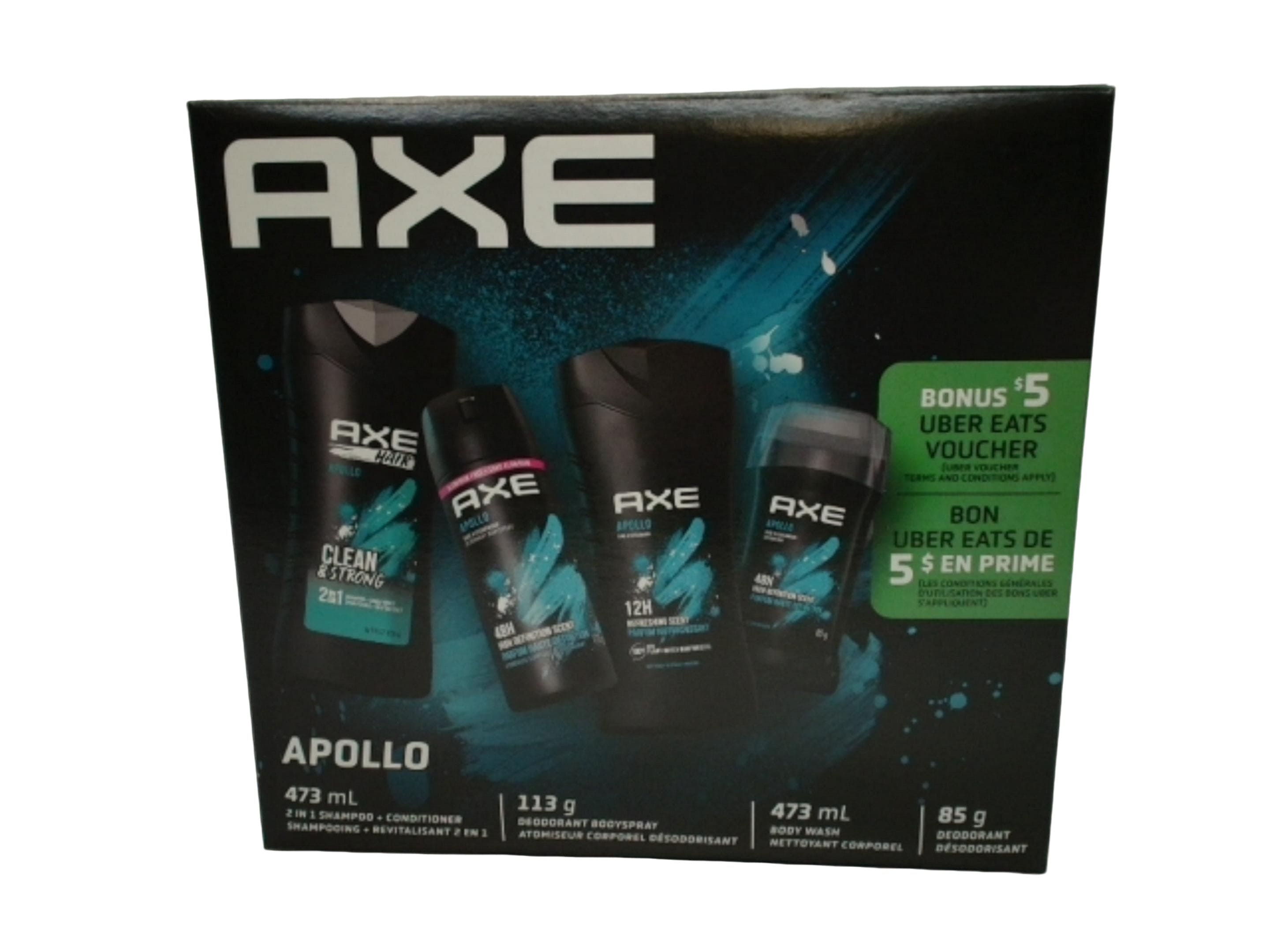 Axe Apollo 4pc. Gift Set (ENDCAP) - Brantford Surplus