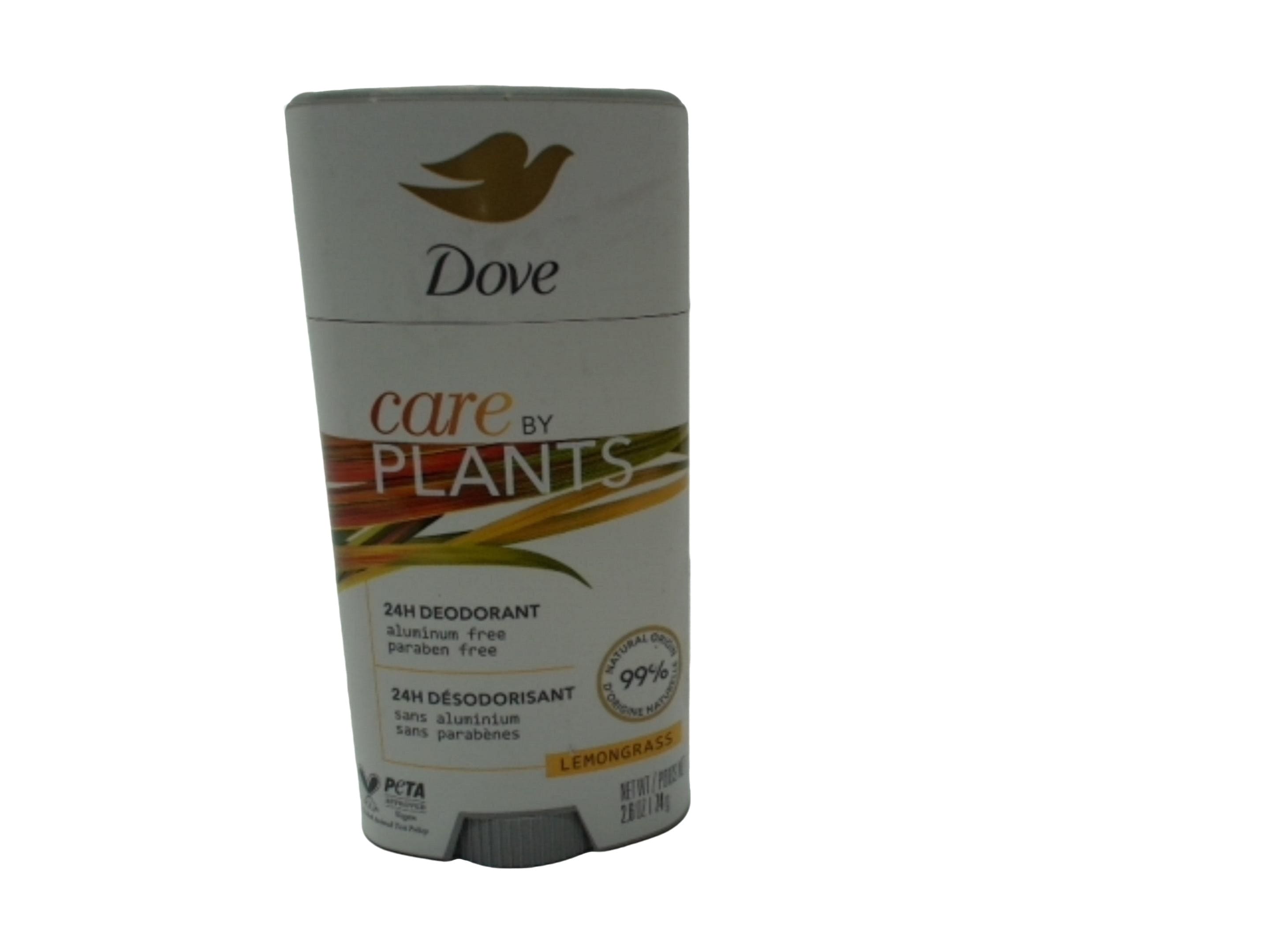 Deodorant Lemongrass Aluminum Free 74g. Dove Care By Plants - Brantford Surplus