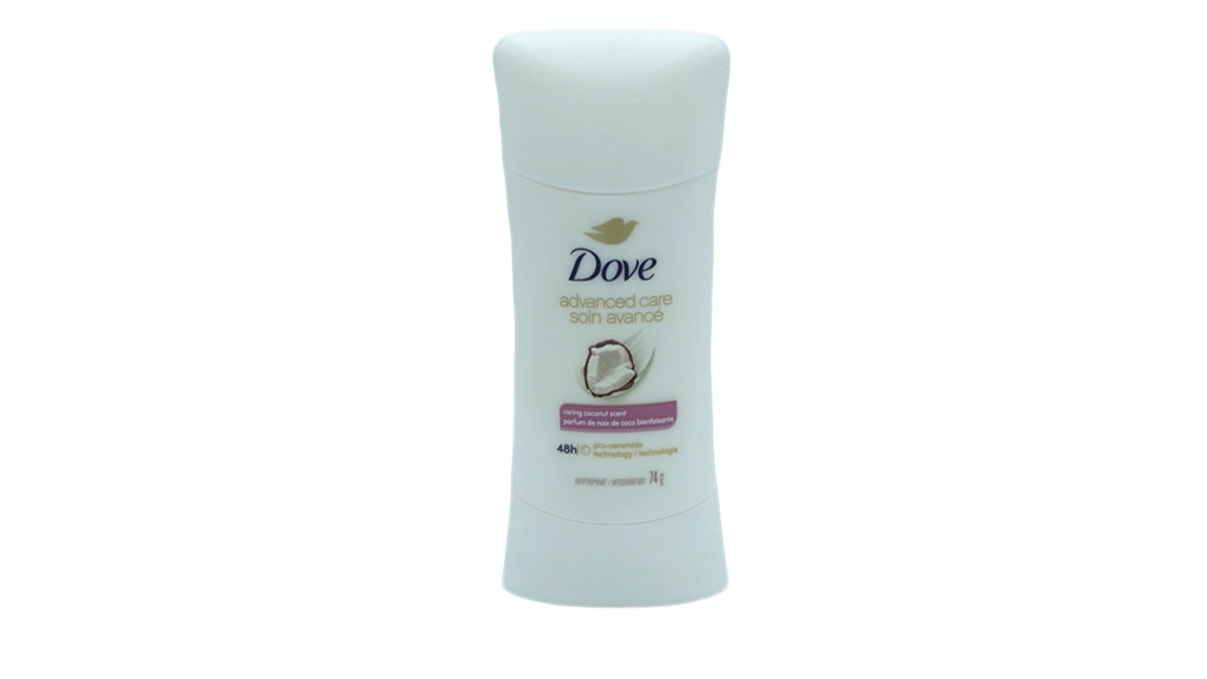 Dove Advanced Care Coconut Deodorant - 74g Long-Lasting