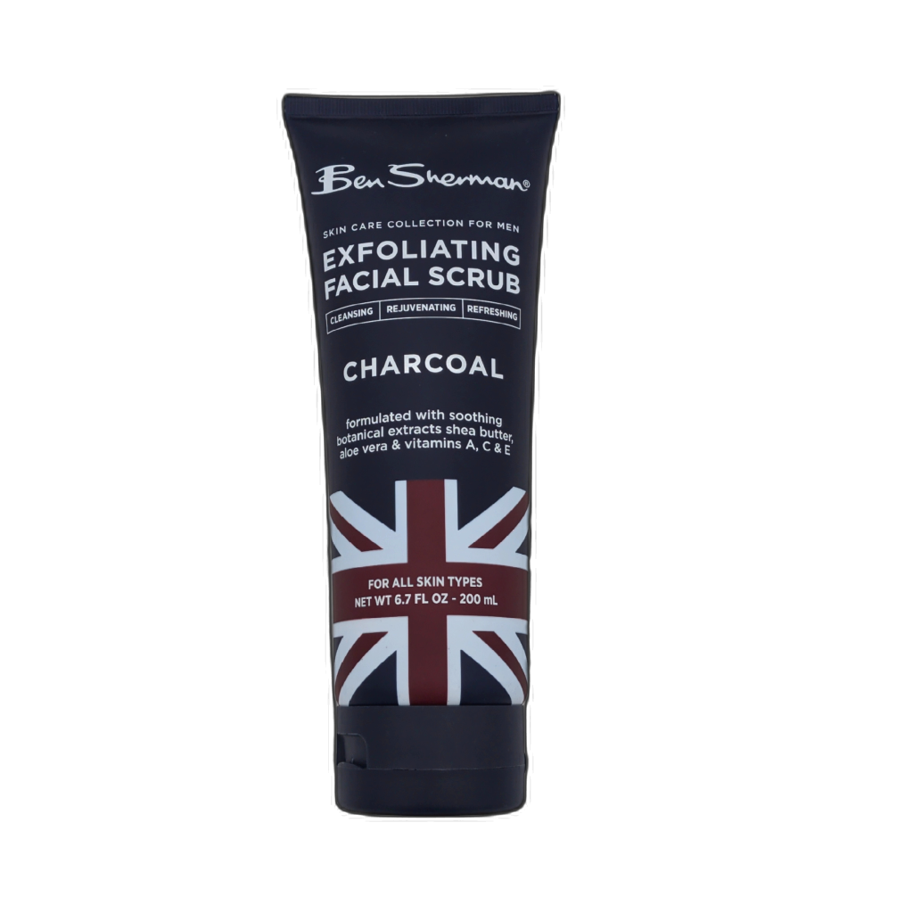 Exfoliating Facial Scrub 200mL Charcoal All Skin Types Ben