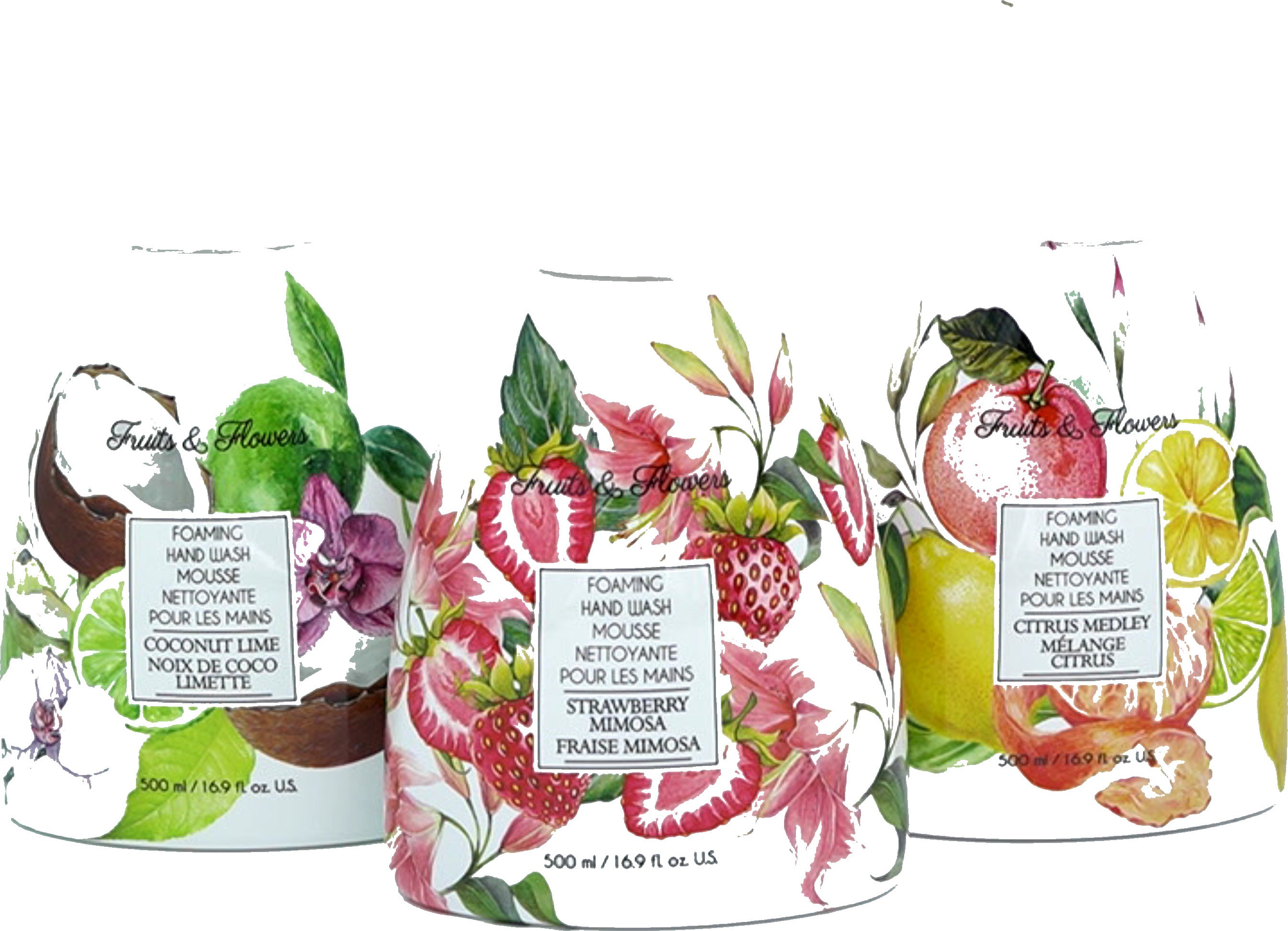 Foaming Hand Wash 500mL Fruits & Flowers Assortment