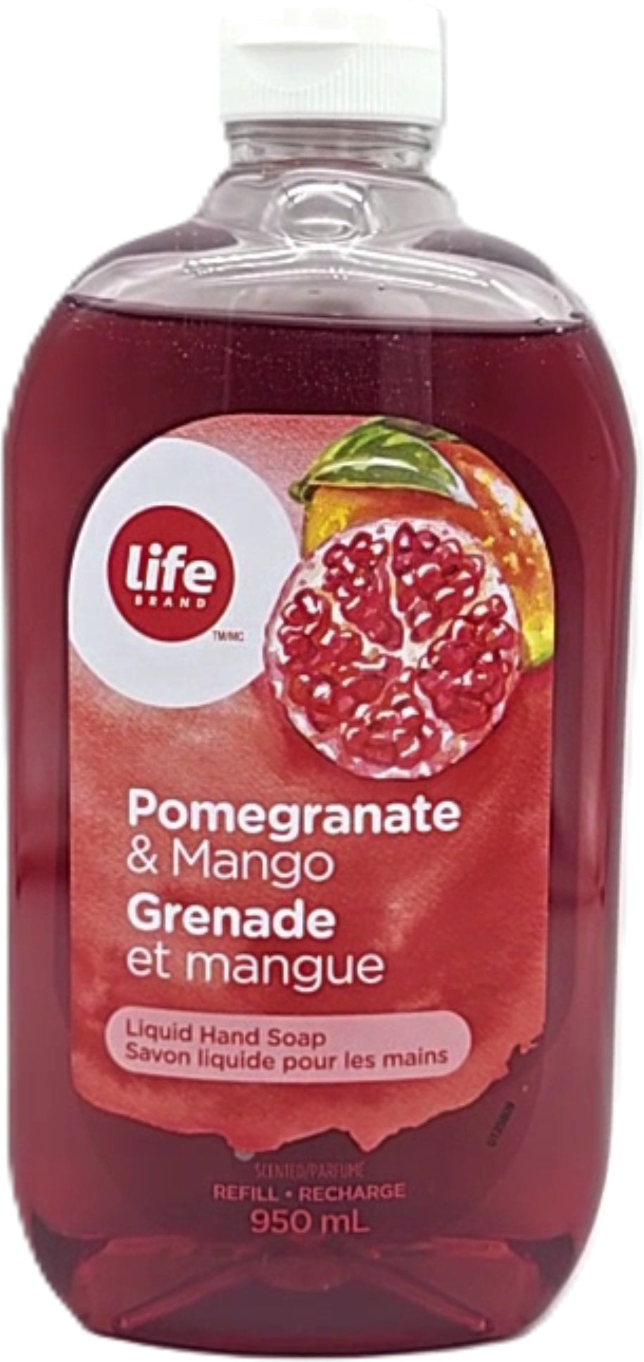 Life Brand Pomegranate Mango Liquid Hand Soap 950mL