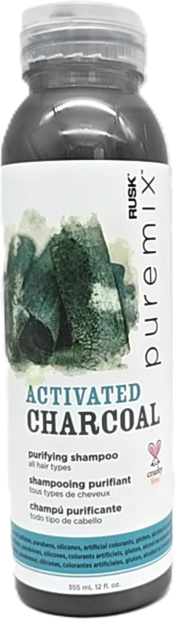 Puremix Activated Charcoal Purifying Shampoo 355mL