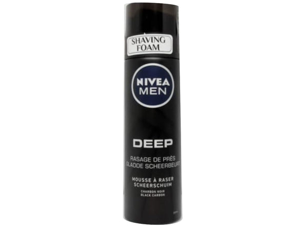 Shaving Foam Deep Black Carbon 200mL Nivea Men