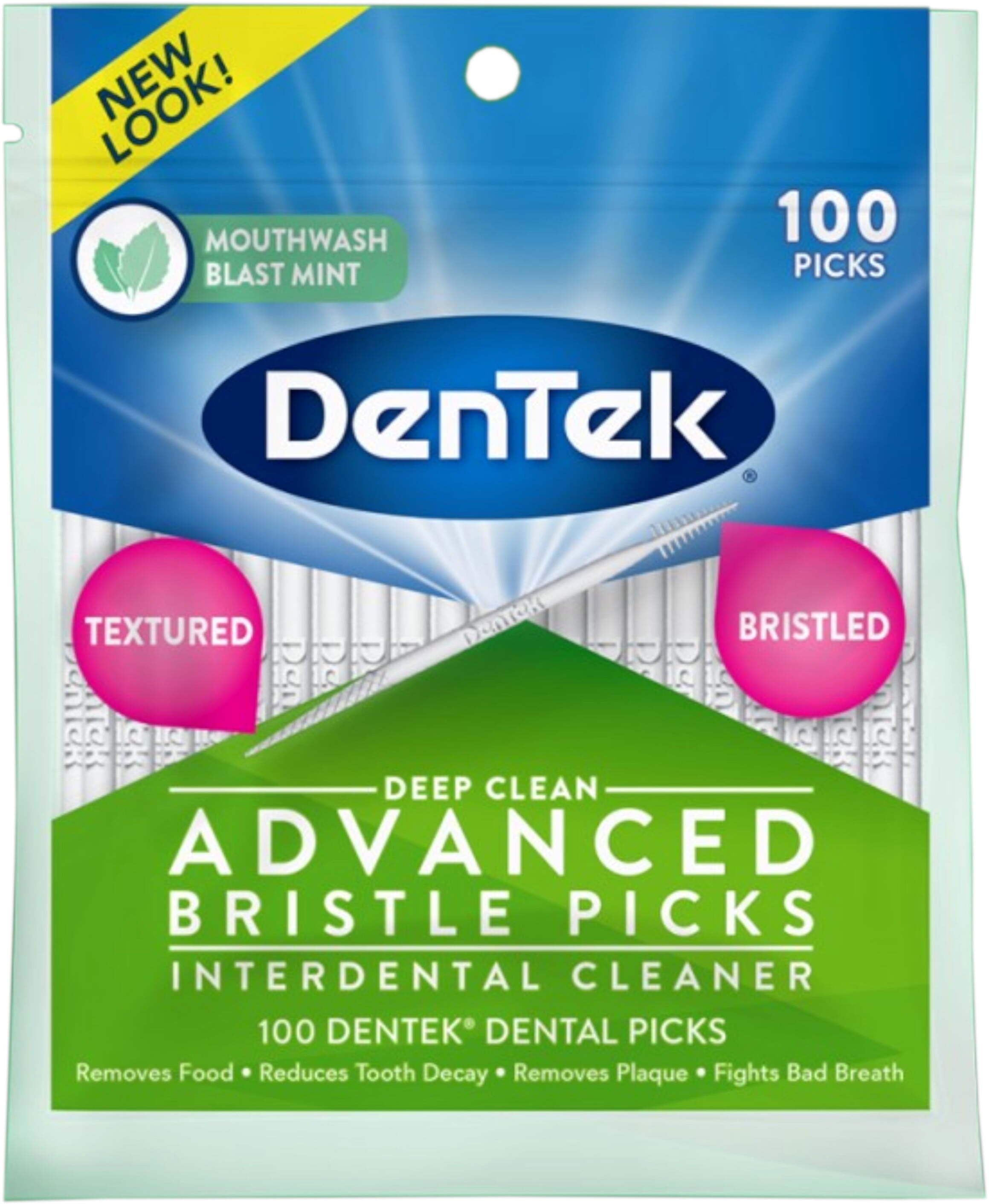 Dentek Deep Clean Advanced Bristle Picks 100pk