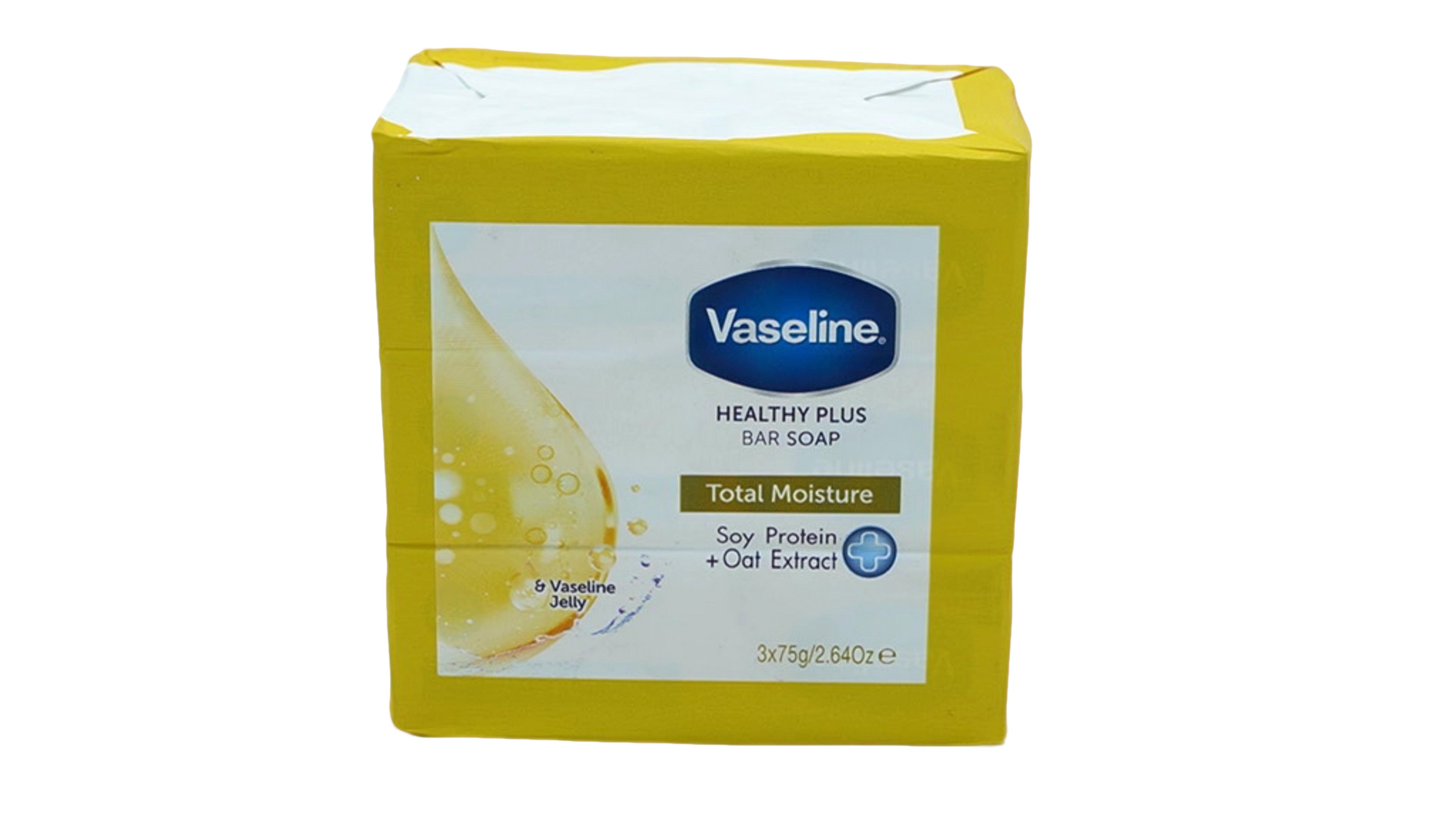 Vaseline Total Moisture Bar Soap 3x75g Pack
