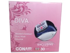 Conair Diva Compact Dual Head Epilator women's hair removal