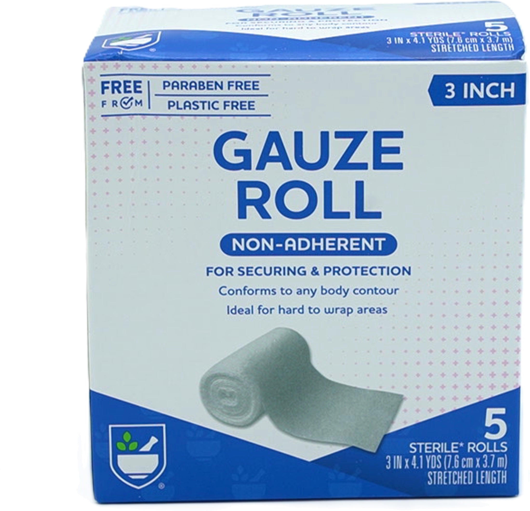 Rite Aid Non-Adherent Sterile Gauze Rolls 3in