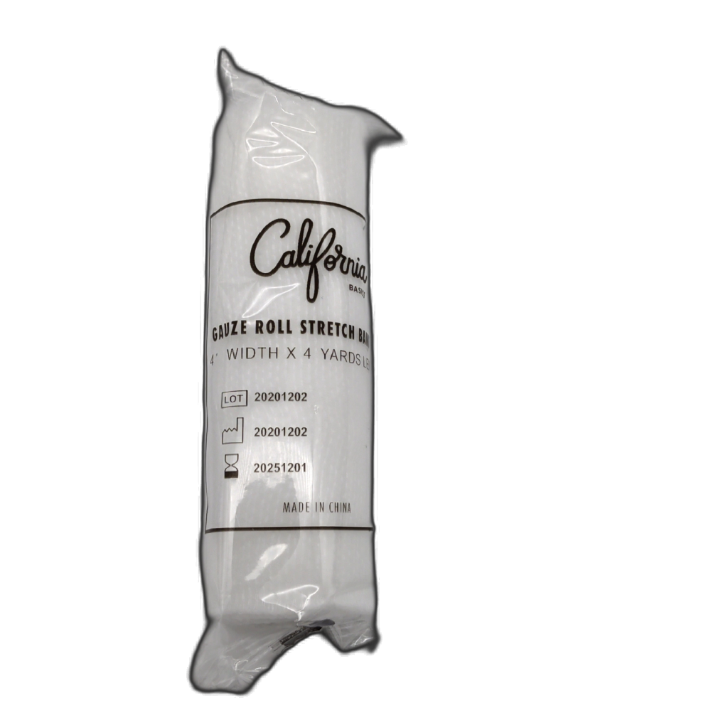 California Basics 4-inch Gauze Roll Bandage