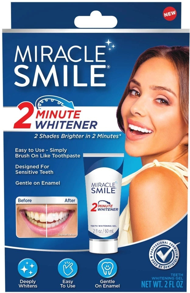 Miracle Smile 2 Minute Teeth Whitener 60mL