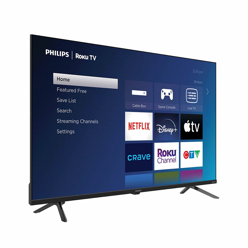 43" Philips Roku Smart Tv (refurbished)