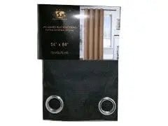54x84" Blackout Curtain - Black - Brantford Surplus