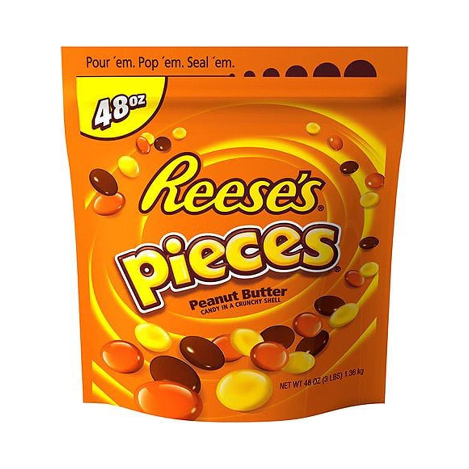 Reese's Pieces Peanut Butter Candy 3lb Bag
