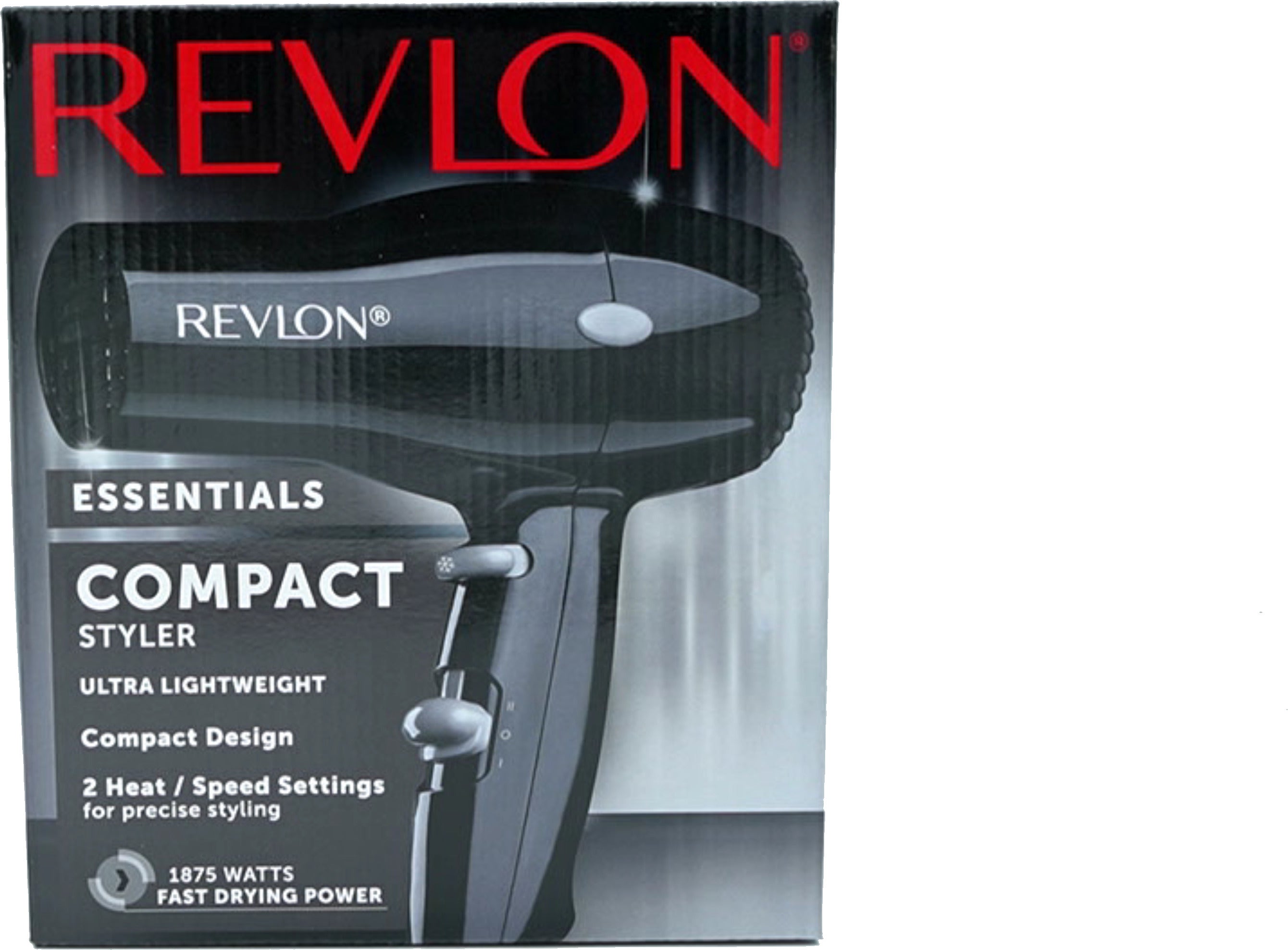 Revlon 1875W Compact Hair Dryer 2 Heat Settings