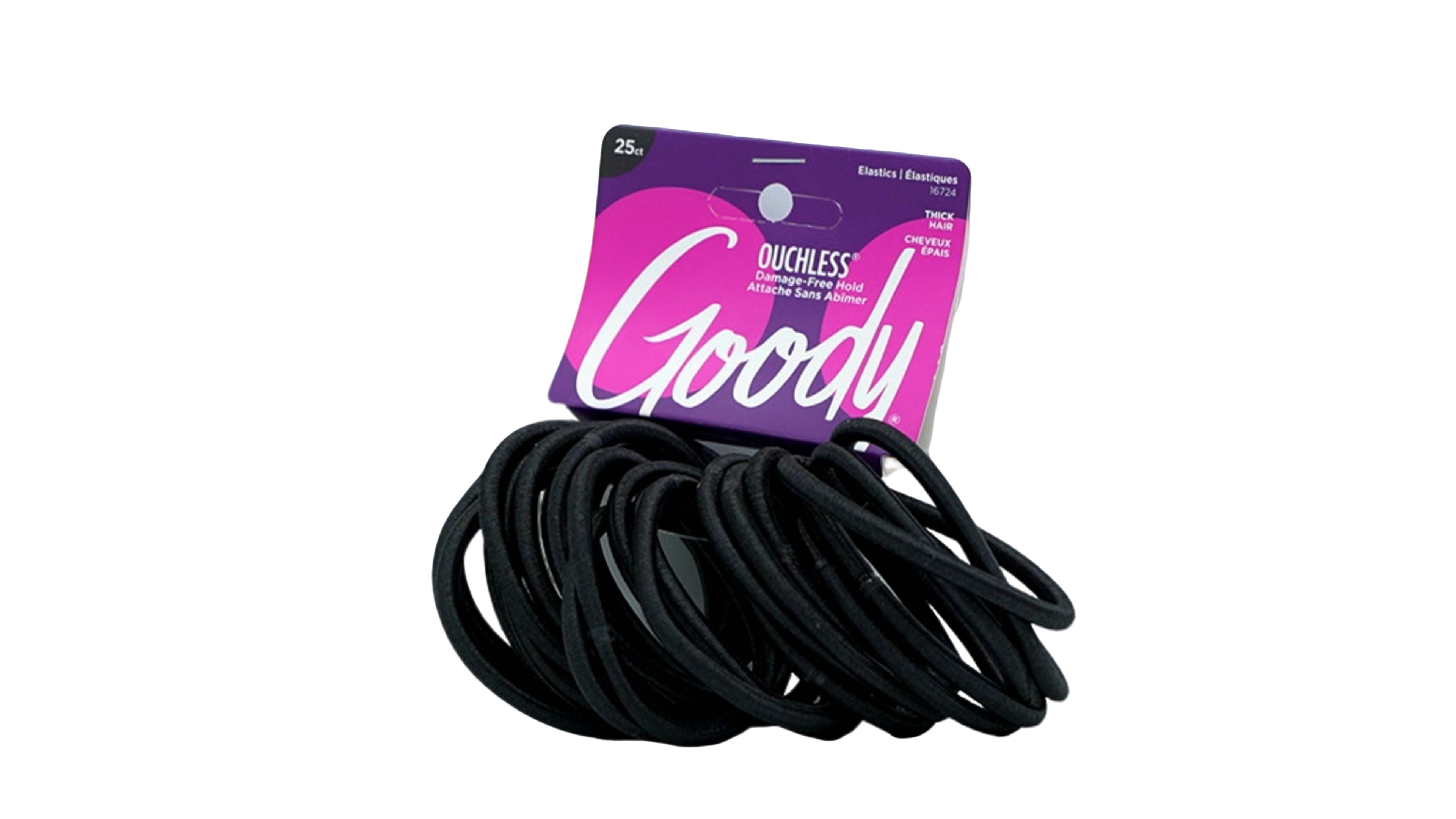 Goody Ouchless Hair Elastics 25pk Thick Hair