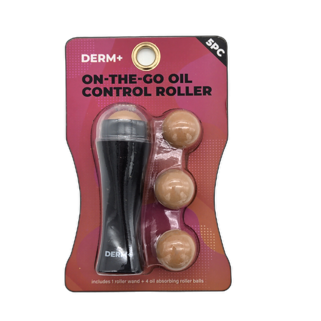 On The Go Oil Control Roller 5pc. Derm+
